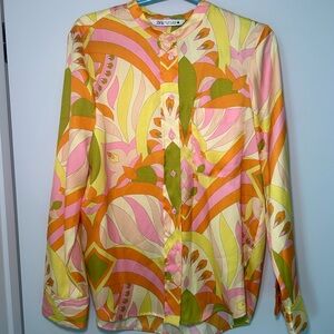 Silky Printed Blouse